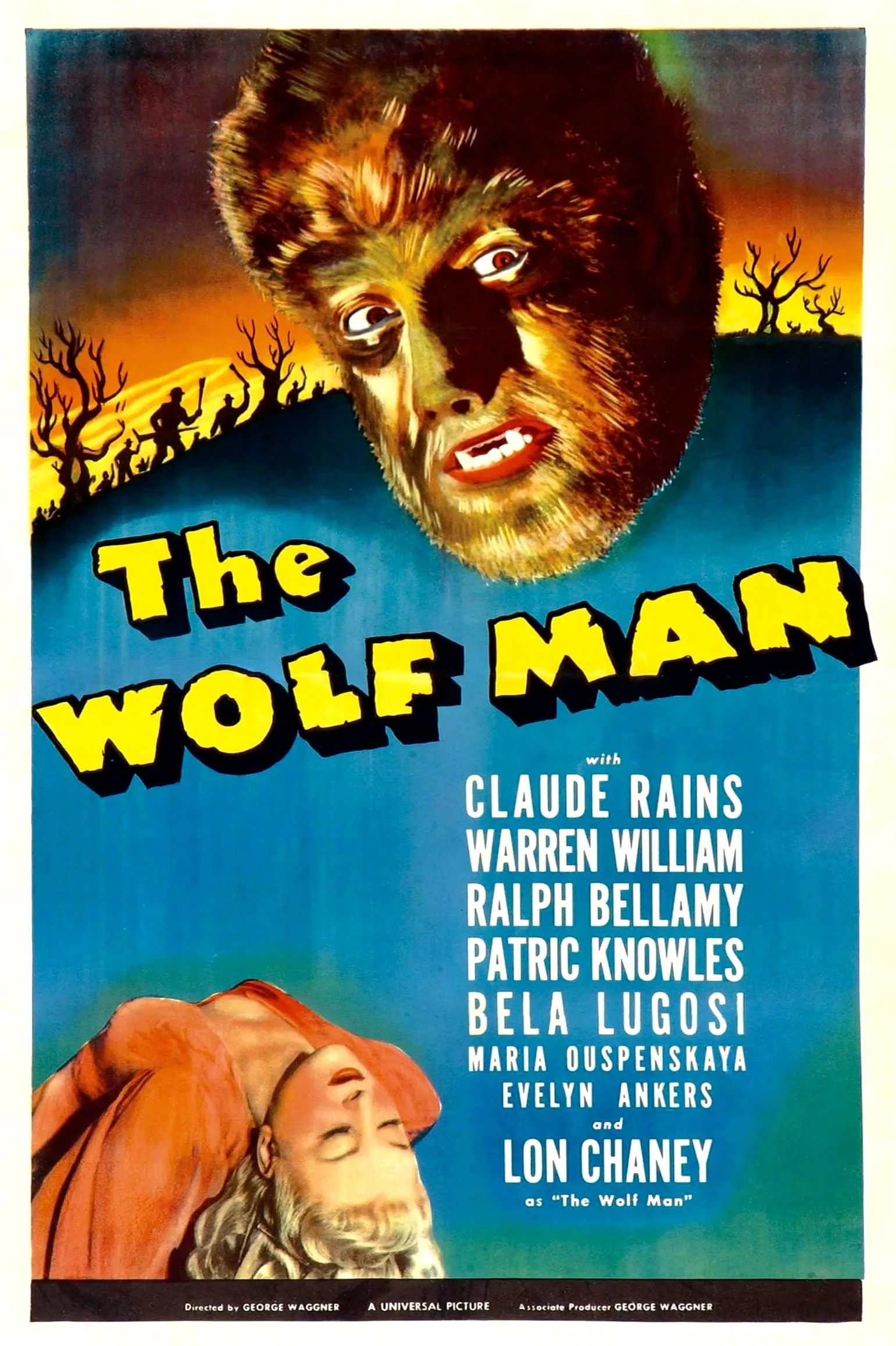 Te Wolf man poster